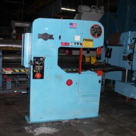 36 "x 13DoAll # 3613-1, vert lintzaag, 26 x 26 kanteltafel, 50-5200 FPM, 1997, # 8350HP