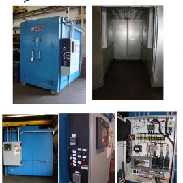 49" W x 73 H x 96 LWisconsinOven, solvent rated, program control, recorder, 500 F, like new