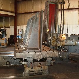 5 "Giddings & amp; Lewis # 350T, # 6MT, 975 RPM, 122 x 60 table, 110 x72 x60, Sony DRO de 3 ejes, s / n # 9379