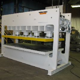 270 Ton,Wemhoner, hydraulic,110" LR x 59 FB,dwnact,16 DL,10 str,96 tall,5 HP (4 KW),#2246