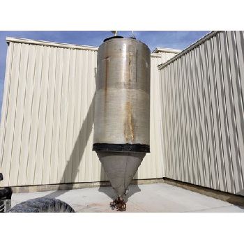 Brismet #T-6061-T6-ALUM, aluminum powder silo, 350 cu.ft., bristol metal, 1973, #16670