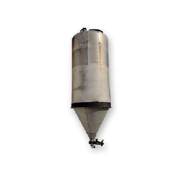 Brismet #T-6061-T6-ALUM, aluminum powder silo, 350 cu.ft., bristol metal, 1973, #16670