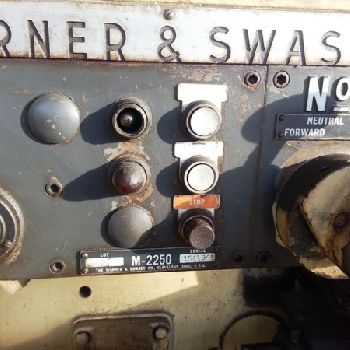 No. 5Warner &amp; Swasey, M2250, 20" swing, 10 cross, square head, Collet chuck, bar feed, 15/7.5 HP, s/n #1511961, 1956, #28505