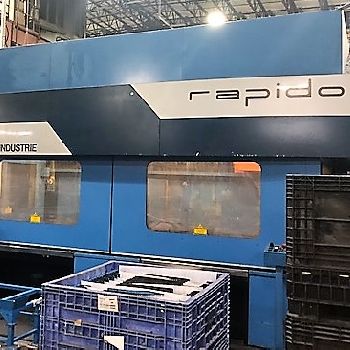 Prima#RAPIDO, 5-Axis CNC simultaneous laser, 2500 watt, Primach 9000L CNC, 126" X,60 Y,24 Z, Torit dust collector, 2006