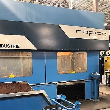 Prima#RAPIDO, 5-Axis CNC simultaneous laser, 2500 watt, Primach 9000L CNC, 126" X,60 Y,24 Z, Torit dust collector, 2006