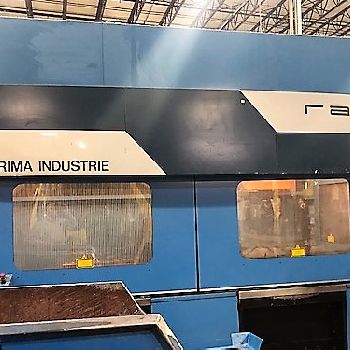 Prima#RAPIDO, 5-Axis CNC simultaneous laser, 2500 watt, Primach 9000L CNC, 126" X,60 Y,24 Z, Torit dust collector, 2006