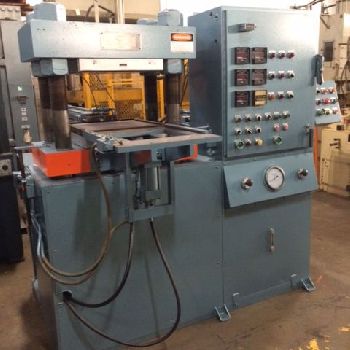 200 Ton,Wabash#200-1818-2TM, hydraulic,4-post,8" str.,18 x 18 hot plates,#24106/07