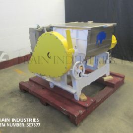 7 cu.ft.BuffaloMix 2, 304 Stainless Steel tilt style paddle mixer, dual chamber mixing bowl, 5 HP vari-speed chain to sprocket motor dr