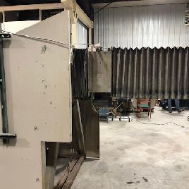 Flow # BENGAL4 x 4 Eagle Waterjet, área de corte 4 'x4', 30 HP, 60000 psi, software Flowmaster 4, 1998, # 7022