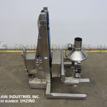 450 lb.Omega Design#OM100, pneumatic drum lift &amp; dumper, Stainless Steel