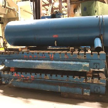 800 Ton,Verson#LE4-800-120-60T, 30" str,79 SH,2 -6 adj, 120 x 60 bed,A/C &amp; brake,’88