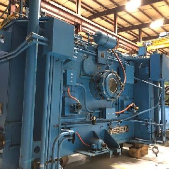 800 Ton,Verson#LE4-800-120-60T, 30" str,79 SH,2 -6 adj, 120 x 60 bed,A/C &amp; brake,’88