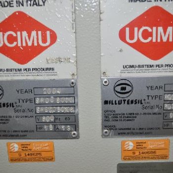 6600 lb.Millutensil#SMOC5000/RDSA 1180, 16" -20 ID, 72 OD, coil lift, VGC, 2004