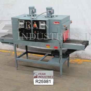 Shanklin#T62, dual zone shrink tunnel, 0-150 feet per minute, Aperture: 11" H, 18 W, tunnel: 61 L