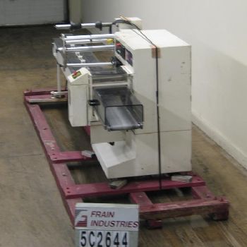 Ilapak#LYNX, automatic horizontal wrapper, with 96" lugged infeed, bottom fin seal, 32 discharge