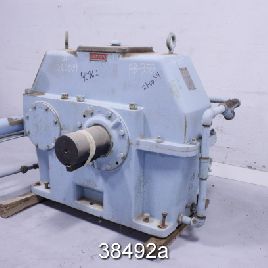 150 HP @ 910 RPM,Lufkin#S2212CH, Gear Box w/ITT Standard Shell &amp; Tube Heat Exchanger, 3.576:1 Ratio, #38492