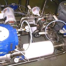 280 GPM @ 169’ TDH,Waukesha#C216, sanitary Stainless Steel centrifugal pump, 3 HP, #29602 (3 available)