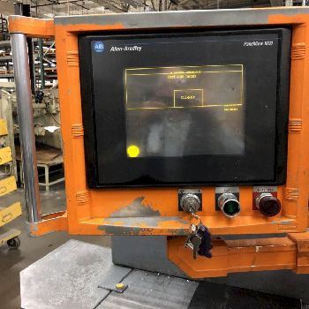 48"Metlsaw#CS-4, fully auto non-ferrous,96 BG,A-B Panelview 1000 controller,2003