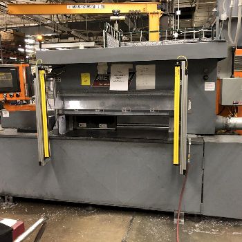 48"Metlsaw#CS-4, fully auto non-ferrous,96 BG,A-B Panelview 1000 controller,2003