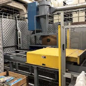 48"Metlsaw#CS-4, fully auto non-ferrous,96 BG,A-B Panelview 1000 controller,2003