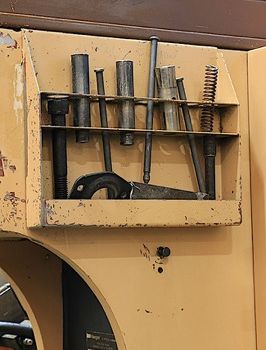 6 Ton,Haeger#HP6-C, insertion press,18" throat,8-1/2 stroke,bowl feeder,. tooling,’92,#10494