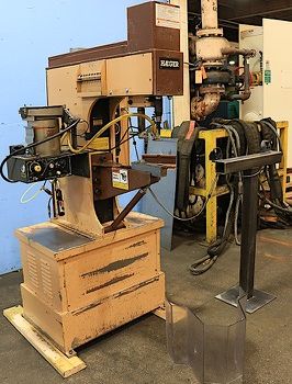 6 Ton,Haeger#HP6-C, insertion press,18" throat,8-1/2 stroke,bowl feeder,. tooling,’92,#10494