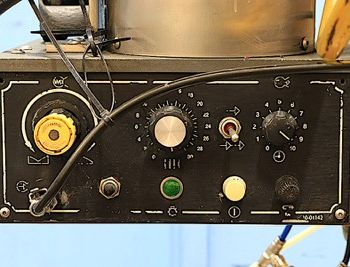 6 Ton,Haeger#HP6-C, insertion press,18" throat,8-1/2 stroke,bowl feeder,. tooling,’92,#10494