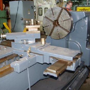 27" /45 x 138Binns &amp; Berry, 24 chuck,4-jaw,16.75 gap,40 face plate, taper, S/R, #11079