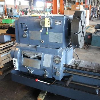 27" /45 x 138Binns &amp; Berry, 24 chuck,4-jaw,16.75 gap,40 face plate, taper, S/R, #11079