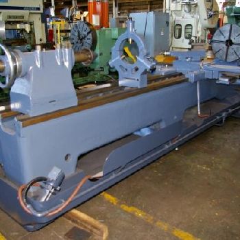 27" /45 x 138Binns &amp; Berry, 24 chuck,4-jaw,16.75 gap,40 face plate, taper, S/R, #11079