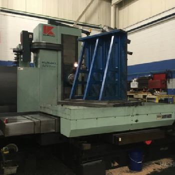 4.33"Kuraki#KBT-11WA, HBM,40 ATC,78.7 X,59 Y,55 x 63 table,CT50,Fanuc 16M,1998