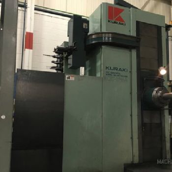 4.33"Kuraki#KBT-11WA, HBM,40 ATC,78.7 X,59 Y,55 x 63 table,CT50,Fanuc 16M,1998