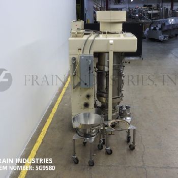 Glatt#WSG-15, 3-section Stainless Steel fluid bed granular dryer, 880 cfm, 120000 BTU, top exhaust valve