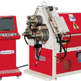 3 "x 3 x 5 / 16Akyapak # APK-81, rollo angular, control AK-300-400 NC, pantalla digital, panel de control móvil y separado