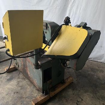 10" X 10Cosen#AH250, automatic horizontal bandsaw, 1 blade,49-330 FPM,2 HP,vise,front length ga,#11086