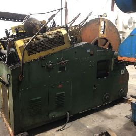 10000 lb Littell # 620-5PD-C-100, alisador de cuna, enderezadora de 5 rollos, 18 "de ancho, 72 OD, 1975, # 13962T