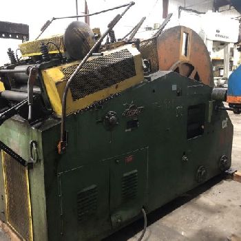 10000 lb.Littell#620-5PD-C-100, cradle straigthener,5-roll straightener,18" width,72 OD,1975,#13962T