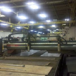 Messer # TITAN-10 / 8LP, plasma / oxy-snijsysteem, 10â € ™ x 54â €, MG Hypertherm Navigator II CNC, tweedehands, 2001