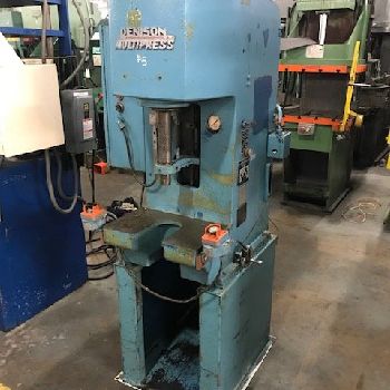 6 Ton,Denison#R065LC264FSD266D210A12C235S220, hydraulic C-frame press,10" stroke,16 DL,6 throat,#28219