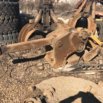 Genesis#GRS-70, rebar shear,10 identical 4-way indexable cutting blades,2 identical 2-way indexing piercing tips,used,2012