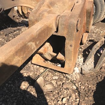 Genesis#GRS-70, rebar shear,10 identical 4-way indexable cutting blades,2 identical 2-way indexing piercing tips,used,2012