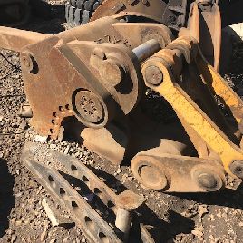 Genesis#GRS-70, rebar shear,10 identical 4-way indexable cutting blades,2 identical 2-way indexing piercing tips,used,2012