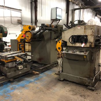 15.7" x .177Oriiservo feed line, 6600 lb.,944 IPM L to R,7-roll type, 59 OD,16 -20 ID,#13843T