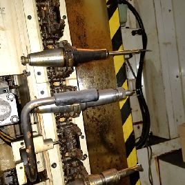 Mazak#FH-4800, 40 ATC,22" X,24 Y,22 Z,12000 RPM,CT40,Mazatrol Fusion 640 control,chip conveyor,1999,#6845