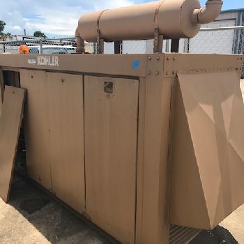 75 KWKohler#75RHOZ81, stationary,base tank,w/weather house,load tested,515 hrs