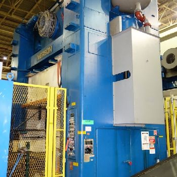 300 Ton,Verson, 108" x 84, 24 stroke, 20 SPM, 60 SH, 10 adj., 1989