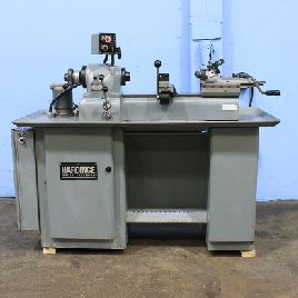 Hardinge # DSM-59, 9 "sw, 36 станина, вариатор, 5C цанговый патрон, поперечная горелка и револьверная головка, охлаждающая жидкость, 1984, № 157935