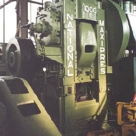 1000 Ton,National#E-12Maxi-Press, 45 SPM,12" stroke,26 SH,good cond.,1967