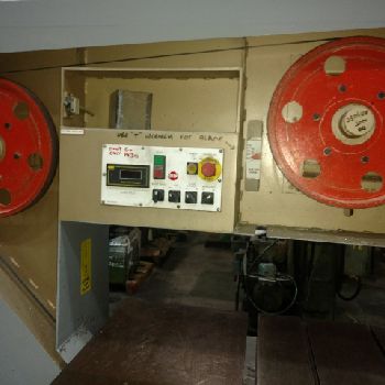 36"Kalamazoo#VS-36, blade welder &amp; grinder, vari-speed blade, plus/minus switch