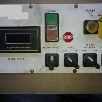 36"Kalamazoo#VS-36, blade welder &amp; grinder, vari-speed blade, plus/minus switch